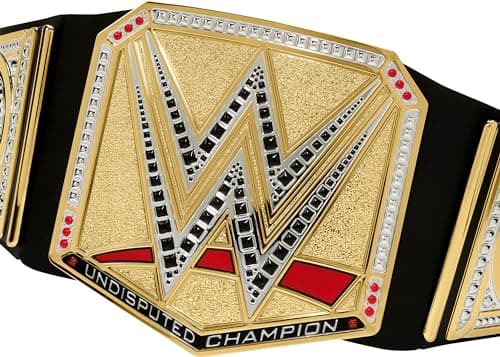 Mattel WWE Championship Title, Undisputed WWE Universal Championship Role-Play & Costume Accessory, Wearable Leather-like Belt 3+ Feet — view 2