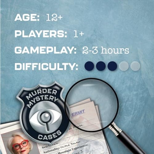 Lucky Egg MMC Murder on Mount Everest – High-Altitude Murder Mystery Game for Adults – 39 Evidence Pieces, 2-3 Hours Gameplay (3/5 Difficulty) – Cold Case Files Game for 1+ Players — view 5