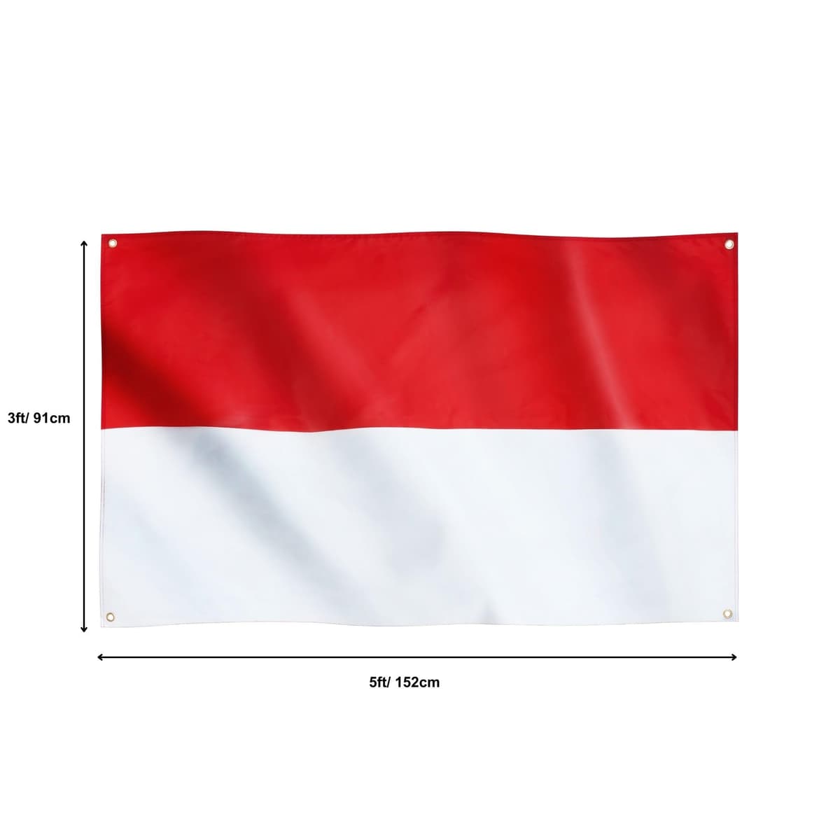 Runesol Cornwall Flag - 91x152cm, 3ft x 5ft, Cornish Flag, 4 Grommets, Eyelet in Every Corner, Premium Quality, Inside & Outside Use, Vivid Colours — view 831