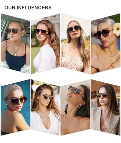 SOJOS Retro Aviator Sunglasses for Women Men,Trendy Rectangle Womens Mens Shades Sun Glasses SJ2202 Tortoise Frame Brown Grading Lens — view 2