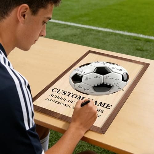 Ozinna Personalized Volleyball Coach Plaque, Custom Volleyball Coach Award for Team Signatures & Thank You Notes, Appreciation Thank You Gift for Volleyball Coaches, Best Coach Gift (Volleyball) — view 3