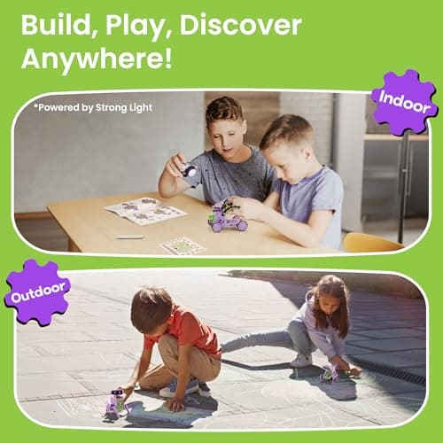 Sillbird Solar Building Robot Kit STEM Gift for Boys Aged 8-14, 12-in-1 DIY Science Educational Toys for Kids Birthday, Solar Powered Robotic Set with 190 Pieces — view 3