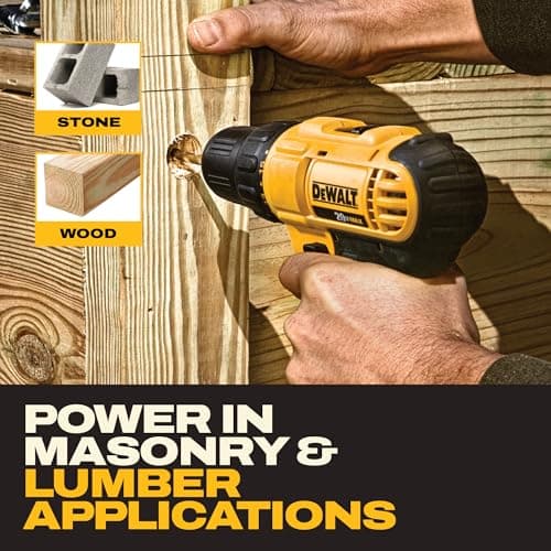 DEWALT 20V MAX Cordless Drill and Impact Driver, Power Tool Combo Kit , Includes 2 Batteries, Charger and Bag (DCK240C2) — view 5