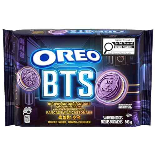 OREO & BTS Brown Sugar Pancake Creme Sandwich Cookies, Limited Edition, 303g