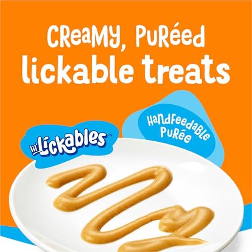 Friskies Purina Lil’ Lickables with Chicken, with Tuna or with Ocean Whitefish Variety Pack Lickable Cat Treats  - 10 oz (Pack of 20)