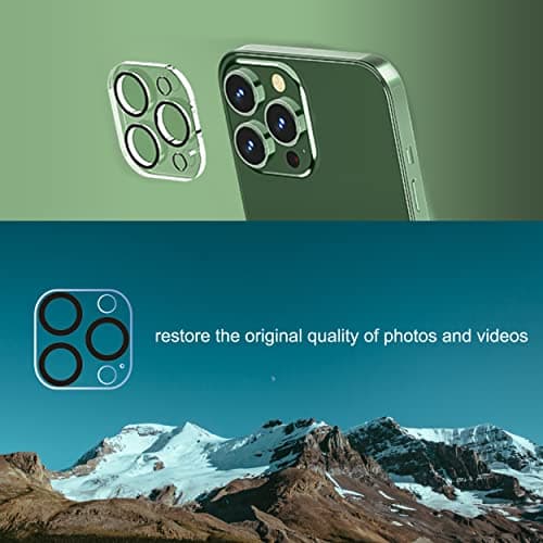 Ailun 3 Pack Camera Lens Protector for iPhone 16 Pro / 14 Pro & iPhone 16 Pro Max / 14 Pro Max,Tempered Glass,9H Hardness,Anti-Scratch,Case Friendly[Does not Affect Night Shots] — view 4