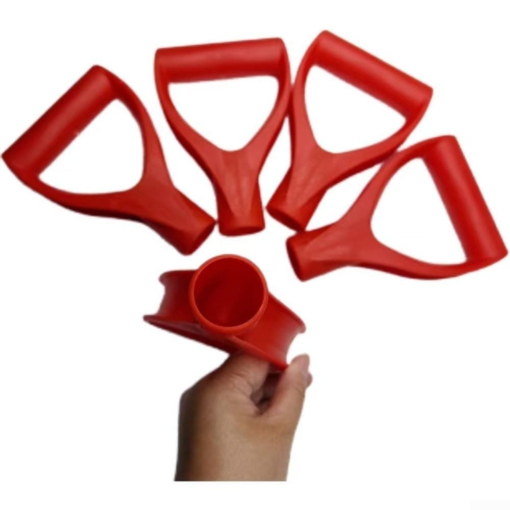 ZiStarlilife Mango de pala en forma de D ergonómico de repuesto para palas de jardín y nieve, se adapta a la mayoría de ejes estándar, tamaño de 7 x 11 cm con diámetro interior de 3,2 cm, para uso en — view 4