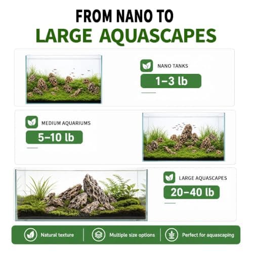 Korvuli Dragon Stone Aquascaping Rocks, 10 lb (4-8"), Aquarium Stone Set — view 5