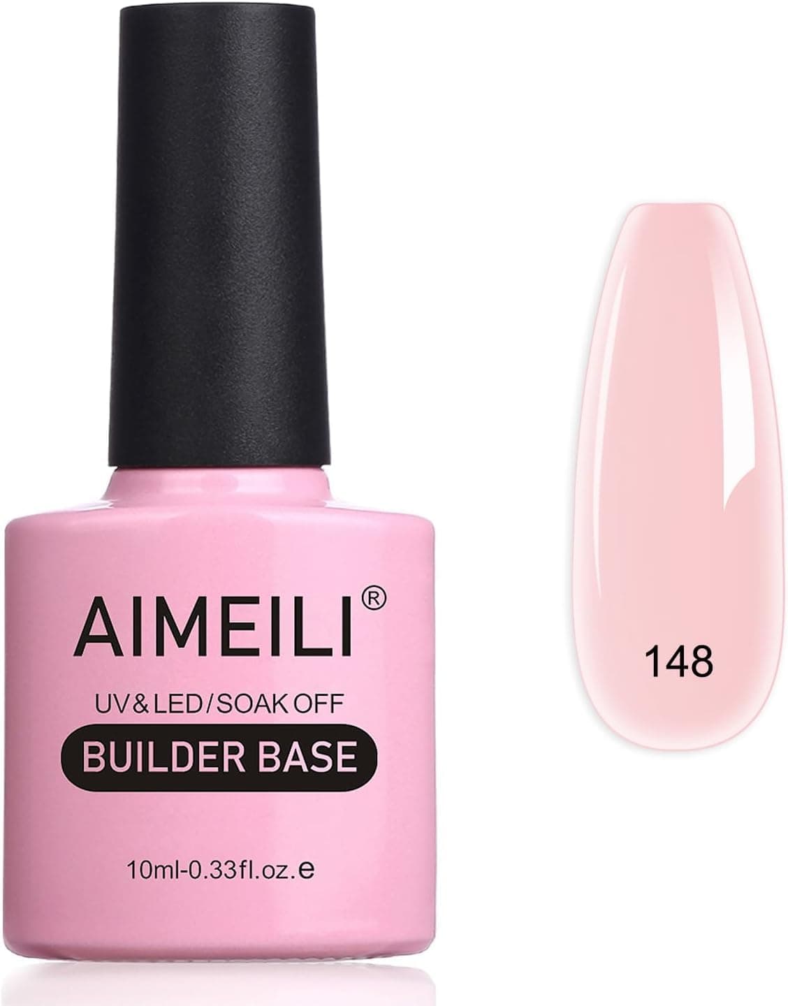 AIMEILI Gel Uñas Constructor Base Coat y Builder Gel 7 en 1 Nail Extensión Esmaltes Semipermanentes de Uñas UV LED Building Base 10ML — view 54