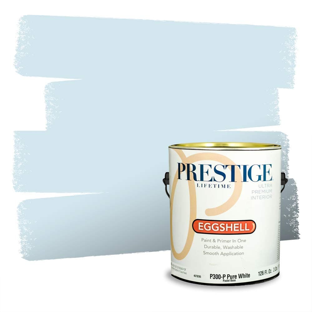 PRESTIGE Paints Interior Paint and Primer In One, 1-Gallon, Semi-Gloss, Comparable Match of Valspar* Dewdrop* — view 162