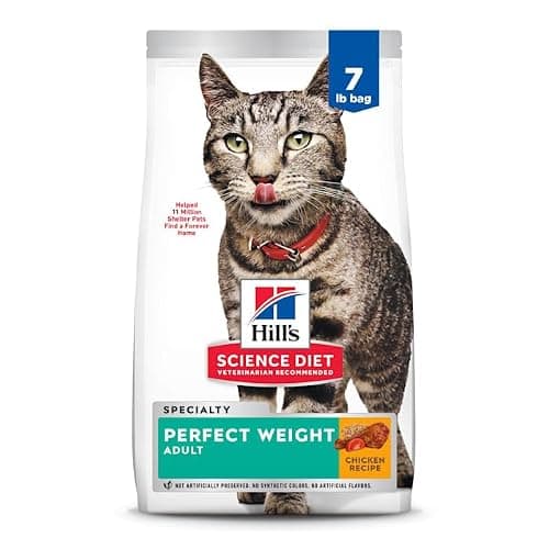 Hill's Science Diet Adult Perfect Weight Chicken Recipe Dry Cat Food 3.17 kg Bag — view 4