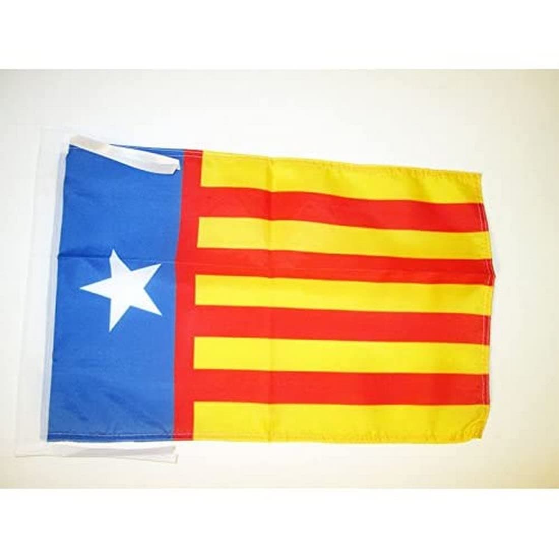 AZ FLAG Bandera de ESPAÑA SIN Armas 45x30cm - BANDERINA ESPAÑOLA SIN Escudo 30 x 45 cm cordeles — view 295