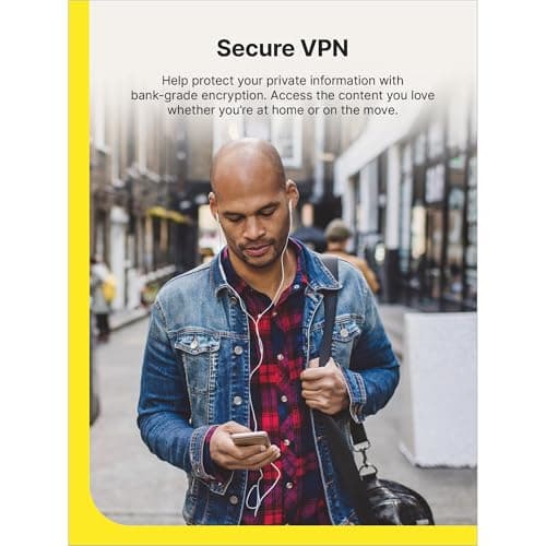Norton 360 Deluxe, Antivirus software for 5 Devices with Auto-Renewal – Includes Advanced AI Scam Protection, VPN, Dark Web Monitoring & PC Cloud Backup [Download] — view 5
