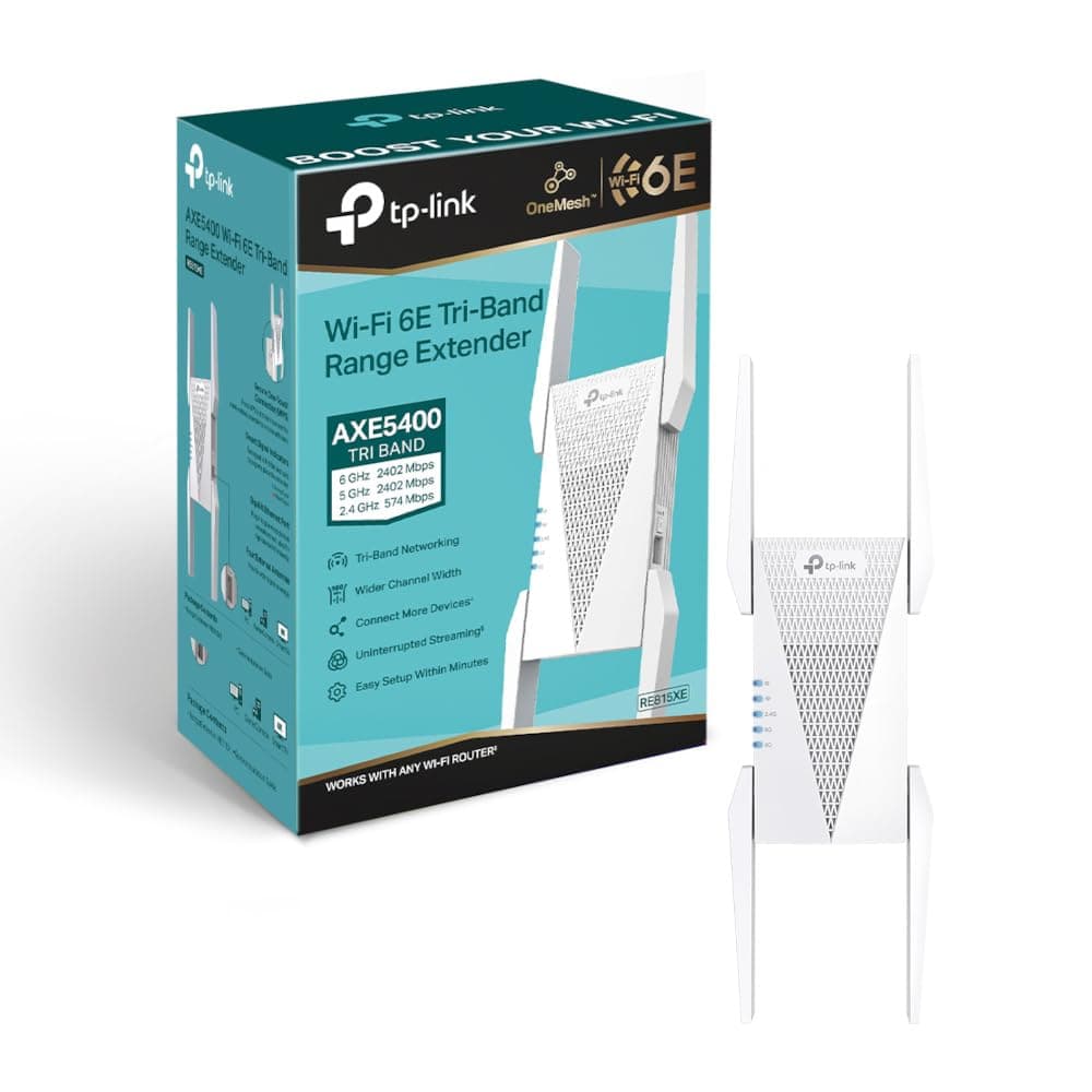 New TP-Link RE505X WiFi 6 Extender Booster AX1500, Dual-Band WiFi Repeater with Gigabit Ethernet, EasyMesh Compatible, Access Point Mode, App Setup — view 9