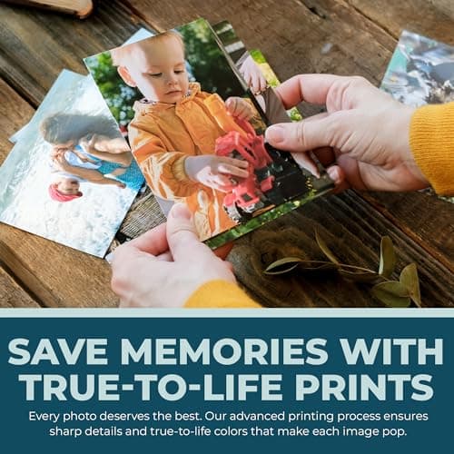 Photo Prints - Glossy - 5x7 - Standard Size - Upload Your Own Photos - Personalized Picture Prints - Custom Printed Photos for Home Decor - Made in the USA - Custom Prints for Picture Frames and Wall Art — view 3