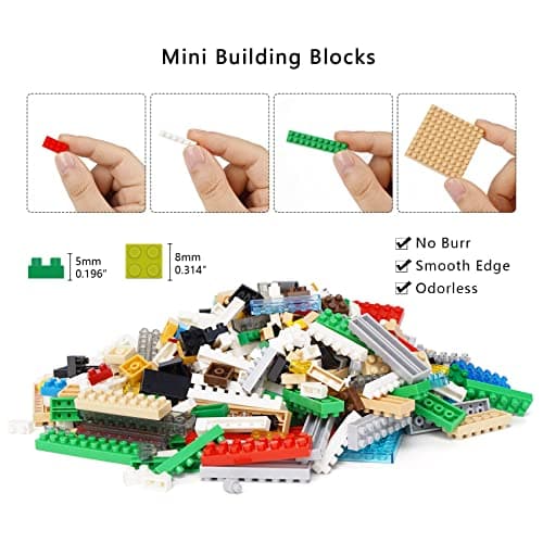 LULUFUN Bird Building Blocks Set, Parrot Mini Building Bricks Kit Educational Toy for Birthday Party Favors,Decoration for Home and Office,Gift for Adults and Children (Set A of 6) — view 5