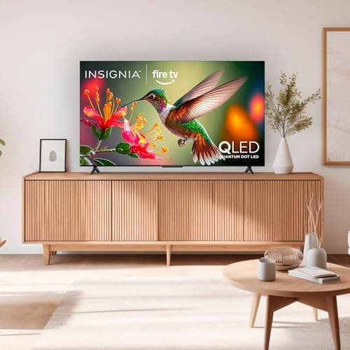 INSIGNIA 65-inch Class QF Series LED 4K UHD QLED Smart Fire TV with Alexa Voice Remote (NS65-UQFL26)