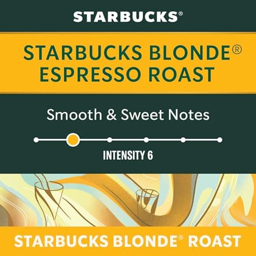 STARBUCKS By Nespresso Blonde Espresso Roast Coffee Capsules, 5 Boxes, 265 g — view 3