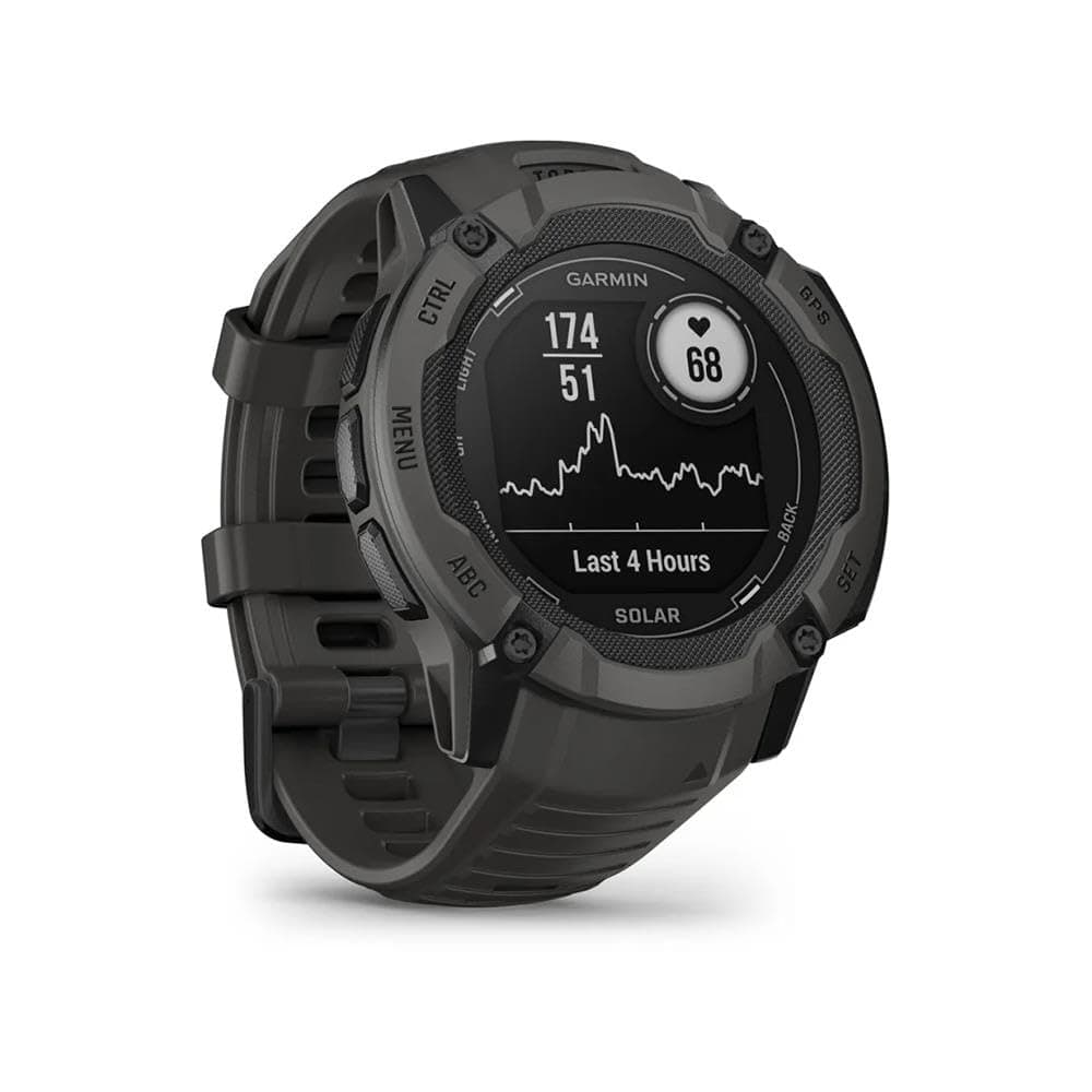 Garmin Instinct 2X Solar, Reloj Inteligente con GPS Resistente al Agua, Carga Solar, Funciones Deportivas, Pulsioximetría, Puntuación de Sueño y Notificaciones del Smartphone, Negro — view 2