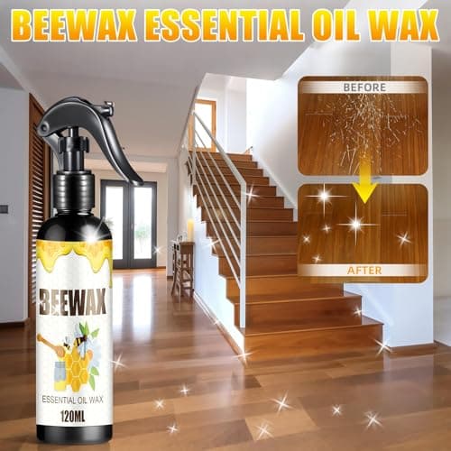 Beeswax Wood Polish, 2026 Upgraded Wood Polishing Beeswax Spray, for Floors And Furniture, Natural Micro-Molecular Spray (1Pcs)