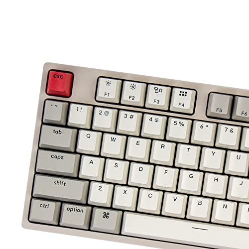 Keychron C2 Full Size Wired Mechanical Keyboard Compatible with Mac, Keychron Brown Switch, 104 Keys ABS Retro Color Keycaps Gaming Keyboard for Windows, USB-C Type-C Braid Cable — view 5