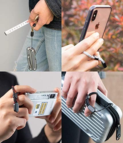 Ringke Lanyard Finger Strap, Durable Parachute Cord Phone Strap for Women and Men, Adjustable Strap for Phone, Camera, Game Console, Key - 4 Pack — view 4