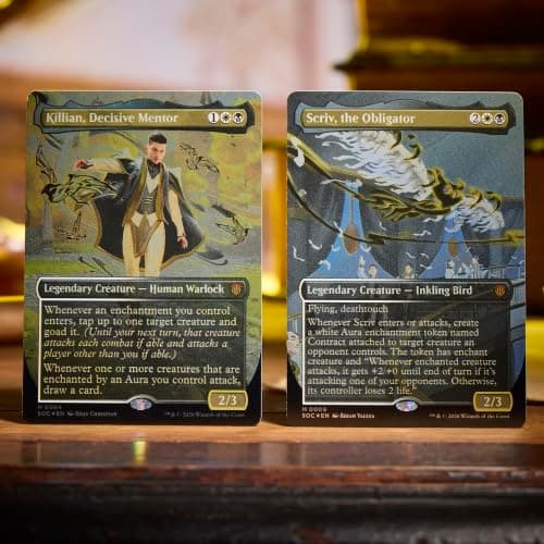 Magic: The Gathering Secrets of Strixhaven Commander Deck - Silverquill Influence (100-Card Deck, Deck Box + Accessories) — view 3