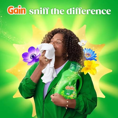 Gain Aroma Boost Liquid Laundry Detergent, Original Scent, HE Compatible, 107 Loads, 4.55L — view 6