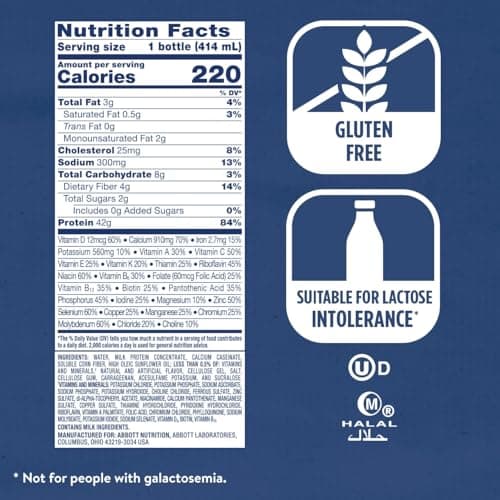 Ensure Max Protein Shake | 42g Complete Protein | French Vanilla | Ready to Drink | High Protein | 23 Vitamins & Minerals | 2g Sugar | 14 fl oz, 12 Pack — view 5