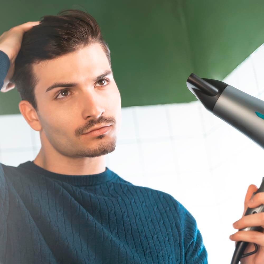 Cecotec Secador de Pelo Iónico Bamba IoniCare 5200 Aura Black. 2300W, Concentrador y Difusor, Cabello Sin Encrespamiento, Motor DC, Ion Real, Gran Caudal de Aire, 2 Velocidades y 3 Temperaturas — view 4