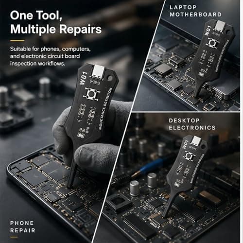 Type-C Inductor Tester, Coil Detection Tool for Circuit Board Repair, Electromagnetic Inductance Tester for Phone and PC Motherboard Troubleshooting — view 5