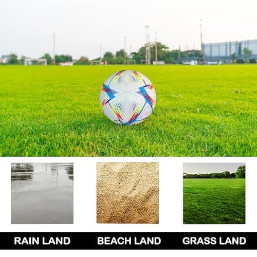 World Cup 2022 Soccer Ball Size 5 – Final Match Replica | Durable, High-Performance Football for Training, Play & Soccer Fans — view 3
