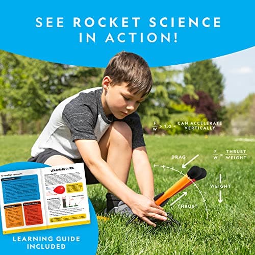 National Geographic Air Rocket Toy – Jump & Launch Dueling Air Rockets up to 100Ft., Includes Launcher, 4 Foam-Tipped Rockets, Outdoors Kids Toys, Kids Science Kit, Rocket Launcher (Amazon Exclusive) — view 5