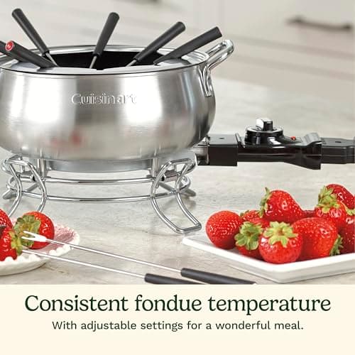 Cuisinart Electric Fondue Set, Nonstick Interior, 3-Quart Pot & 8 Forks — view 2