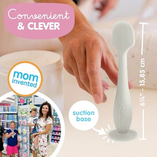 Bumco Diaper Cream Spatula - BPA-Free Diaper Bag Essentials, Soft Butt Spatula Baby, Mom-Invented Butt Paste Spatula, Bumco Diaper Cream Spatula, Flexible Diaper Cream Applicator, Baby Bum Brush — view 2