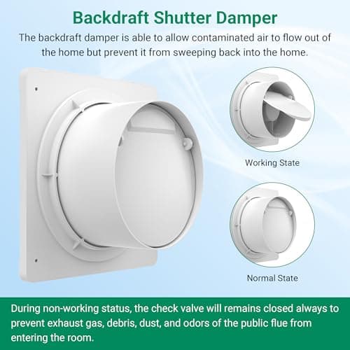 Solar Exhaust Fan with 24000mAh Battery, 25W 8" Solar Powered Fan for Run Day/Night Use, 3200 RPM High-Speed Low Noise Waterproof Ventilation Fan for Chicken Coops, Greenhouses, Garages & Sheds — view 5