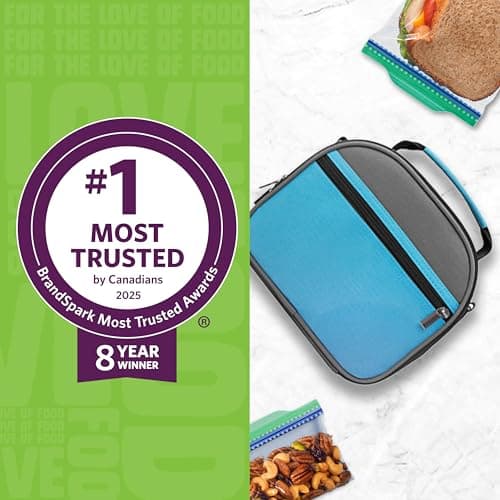 Ziploc Sandwich Bags for On-the-Go Freshness, Grip 'n Seal Technology for Easier Grip, Open and Close, 180 Count — view 4