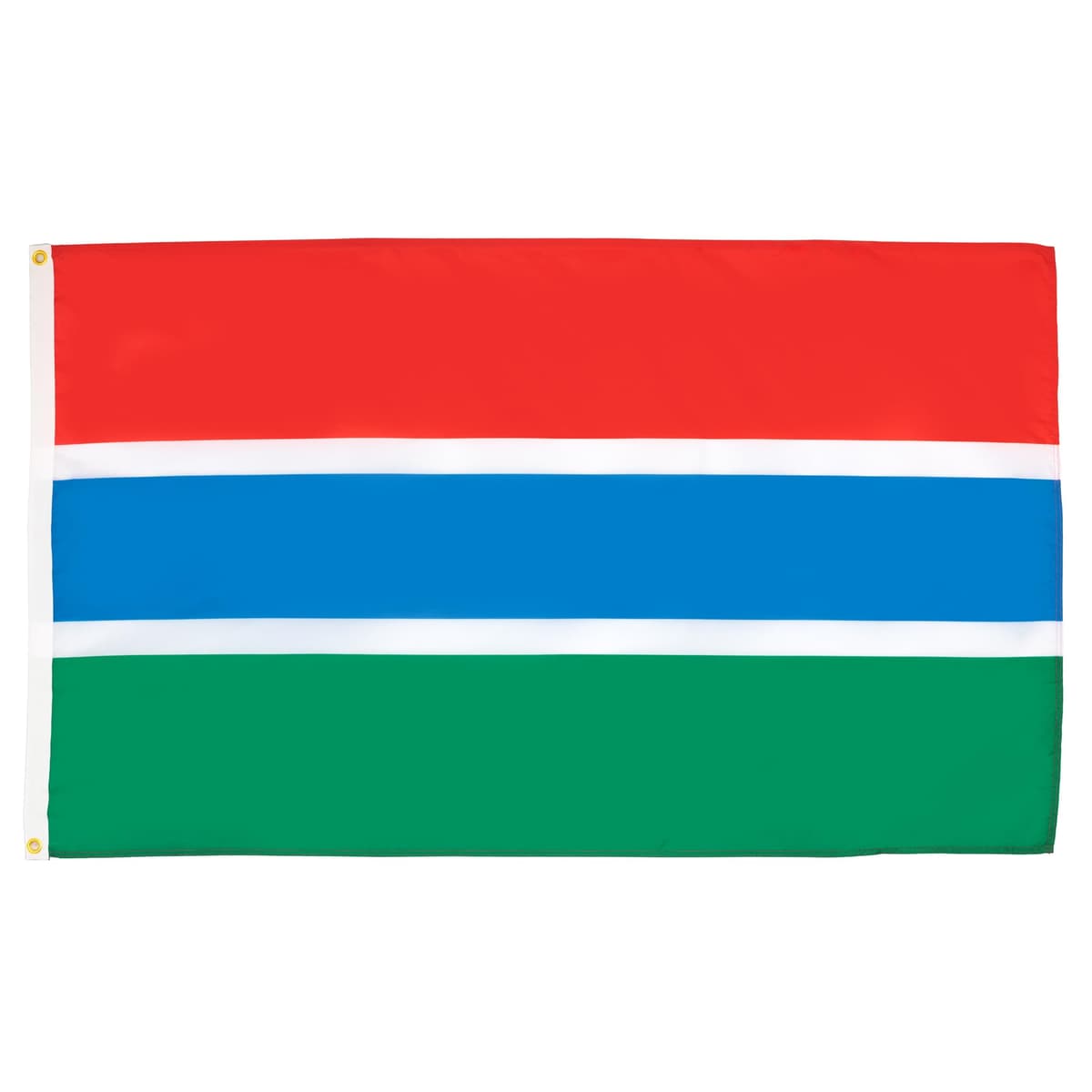 AZ FLAG - Gambia Flag - 2x3 Ft - 100D Polyester Gambian Banner with Two Metal Grommets - Fade Resistant - Vivid Colors - 2' x 3' Feet - 90x60 Cm