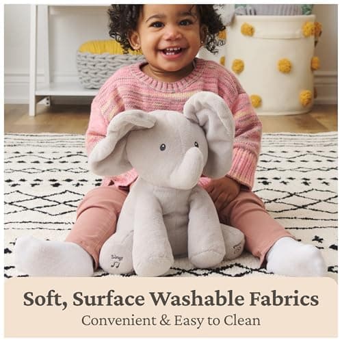 GUND Baby Animated Flappy the Elephant Plush, Singing Stuffed Animal Baby Toy for Ages 0 and Up, Gray, 12" — view 4