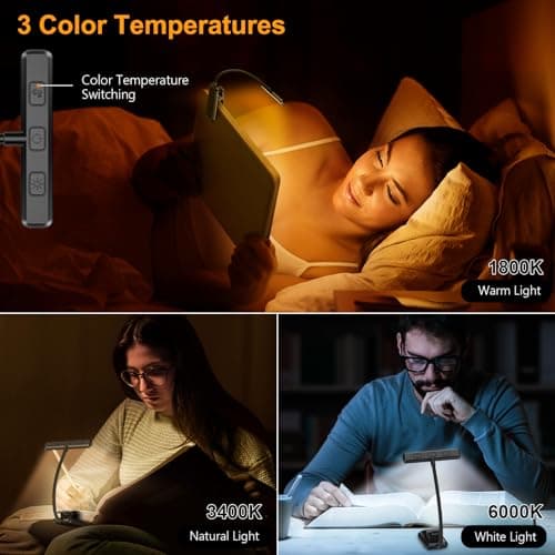 Gritin 19 LED Rechargeable Book Light for Reading in Bed — view 2