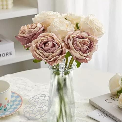 OYEFLY 6Pcs Flower Arrangement Holder,Metal Floral Grid Used for Vase Flower Arrangement Art (4in5in6in6) — view 4