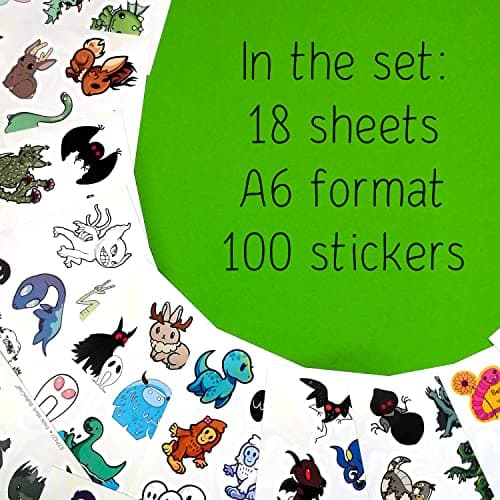 Kawaii Stickers (Cryptid)