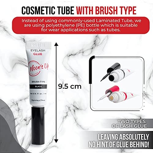 NOON'S UP Lash Glue Clear - Waterproof 24Hr Strong Hold, Sensitive Eyes 4ml — view 5