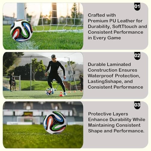World Cup 2014 Soccer Ball Size 5 – Final Match Replica | Premium Football for Play, Display & Collectors — view 2