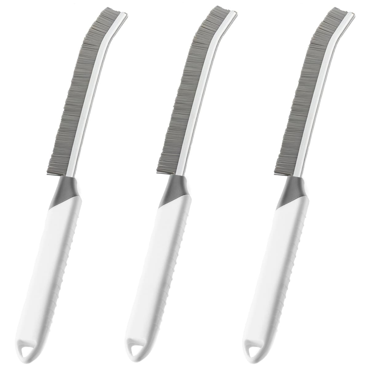 Crevice Cleaning Brush, Bathroom Tile Groove Gap Cleaning Brush,Premium Crevice Cleaning Tool Aluminum Support with 15° Angle Magic Brush, Thin Brush for Home Kitchen — view 10