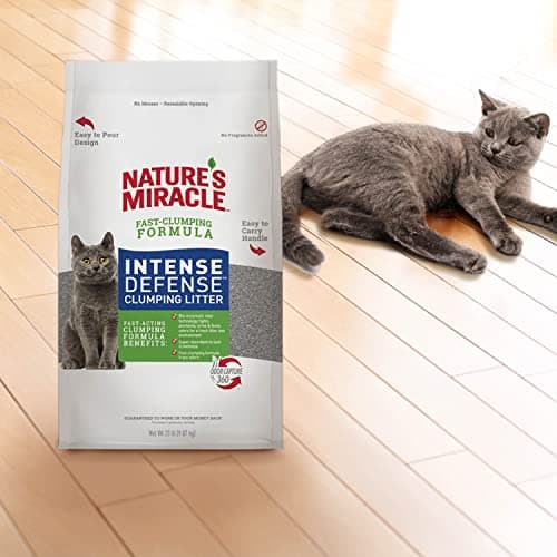 Nature’s Miracle Intense Defense Odor Control Litter, 20 Pounds, Odor Control, Fast-Clumping Litter For Multi-Cat Households — view 4