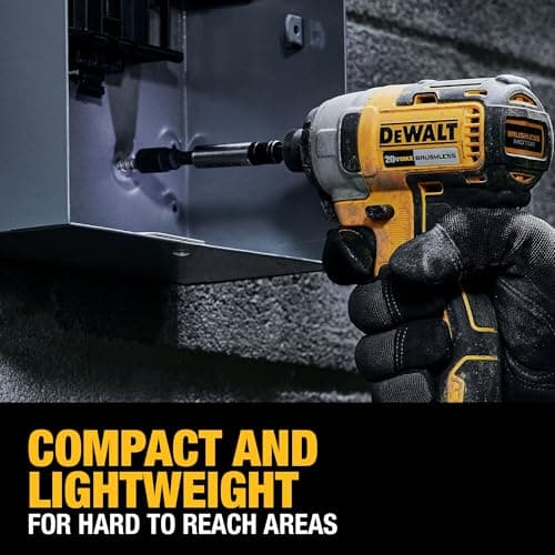 DEWALT 20V MAX Impact Driver, 1/4 Inch, Battery and Charger Included (DCF787D1) — view 2