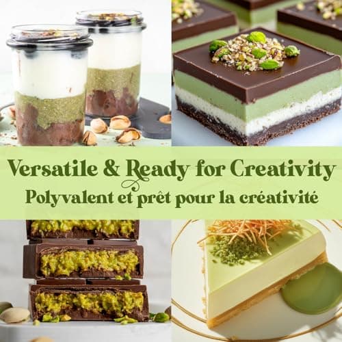 Premium Kataifi Shredded Fillo Dough & Pistachio Butter Spread Bundle for Viral Dubai Chocolate – Authentic Turkish Raw Chopped Kataifi Pastry (500g) and Sweet Pistachio Nut Cream (7.76 Oz), Ideal for Kunafa, Baklava, and Gourmet Desserts — view 3