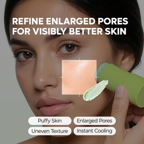 Dr.Melaxin Cactox Pore Relief Multi Balm Stick – Zinc PCA & ADENOSINE Cooling & De-Puffing Face Balm for Enlarged Pores & Puffy Skin, Pore Minimizing with Cactus Extract, Korean Skincare, 0.88 oz