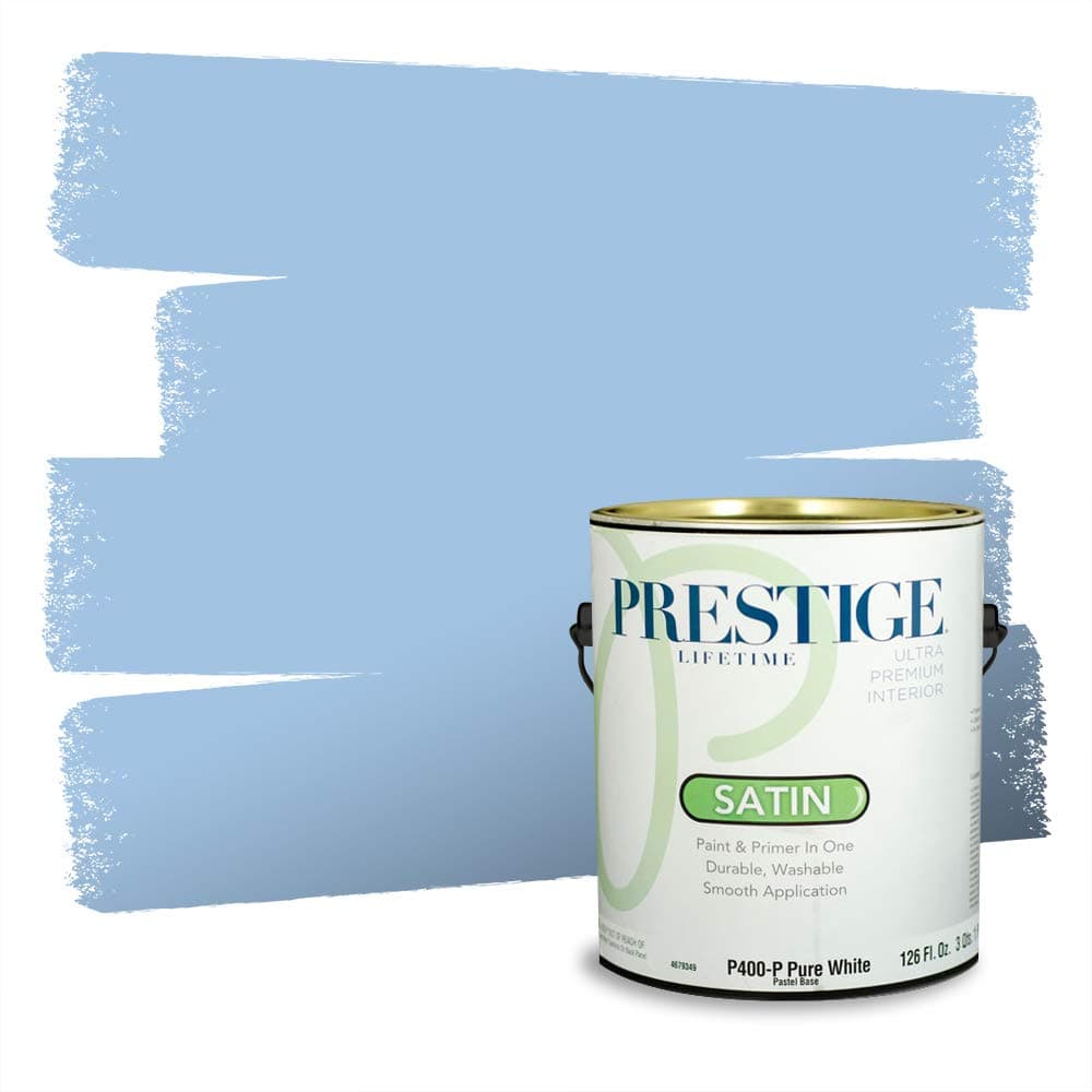 PRESTIGE Paints Interior Paint and Primer In One, 1-Gallon, Semi-Gloss, Comparable Match of Valspar* Dewdrop* — view 1160
